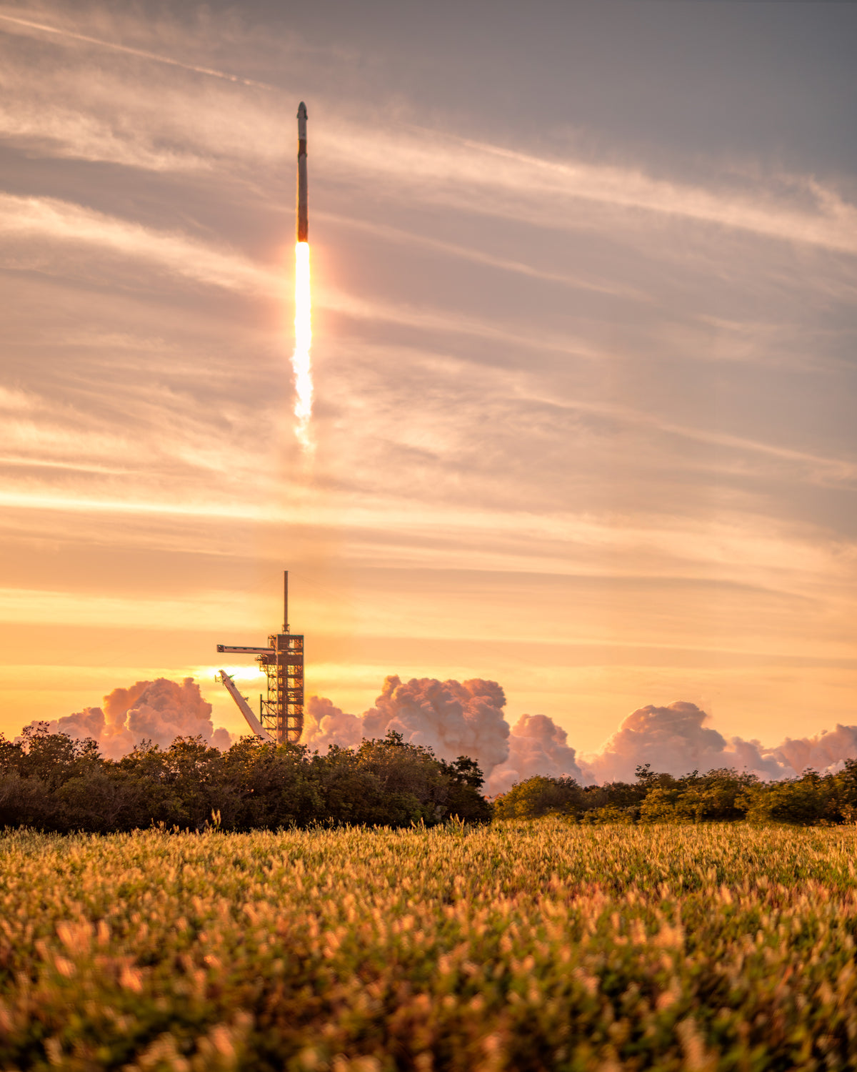 Sunset Launch to the ISS