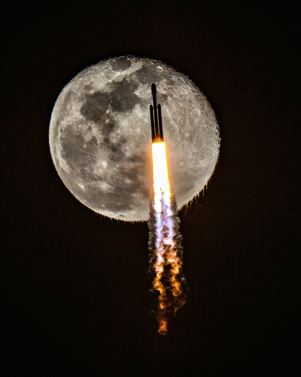 Falcon Heavy and the Moon