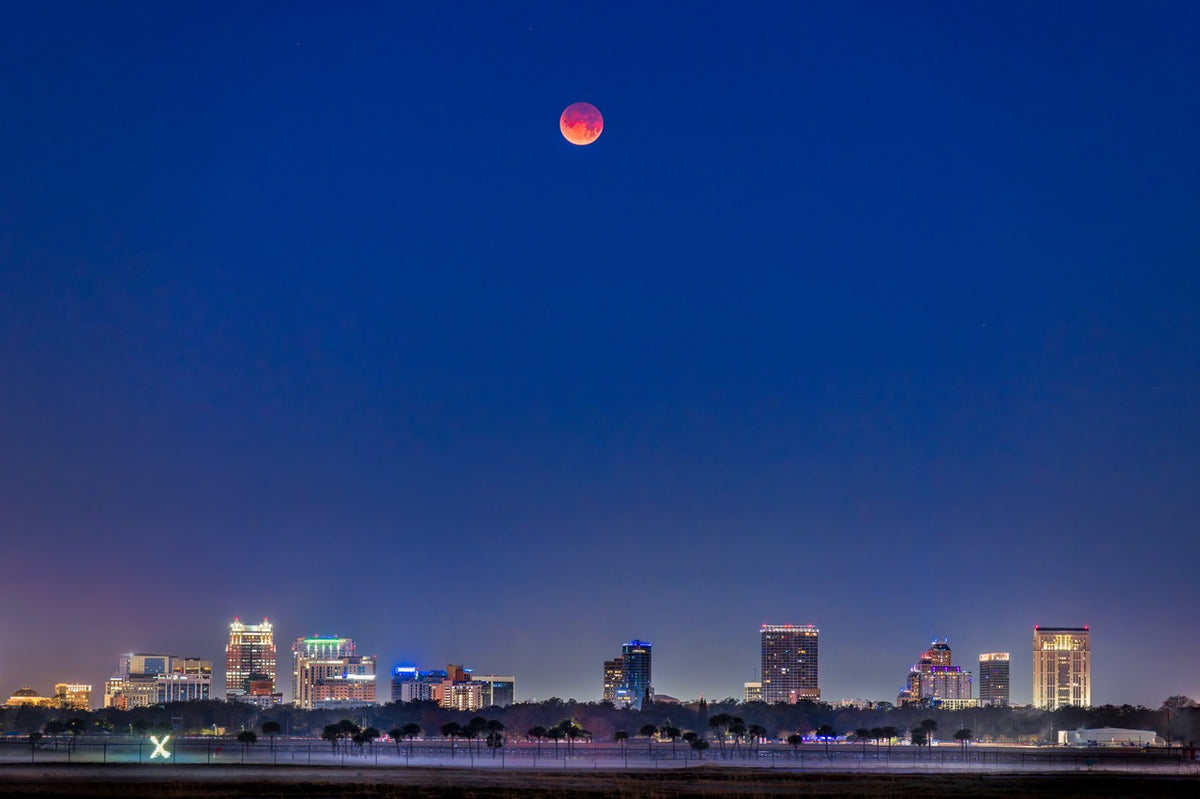 Lunar Eclipse and The City Beautiful