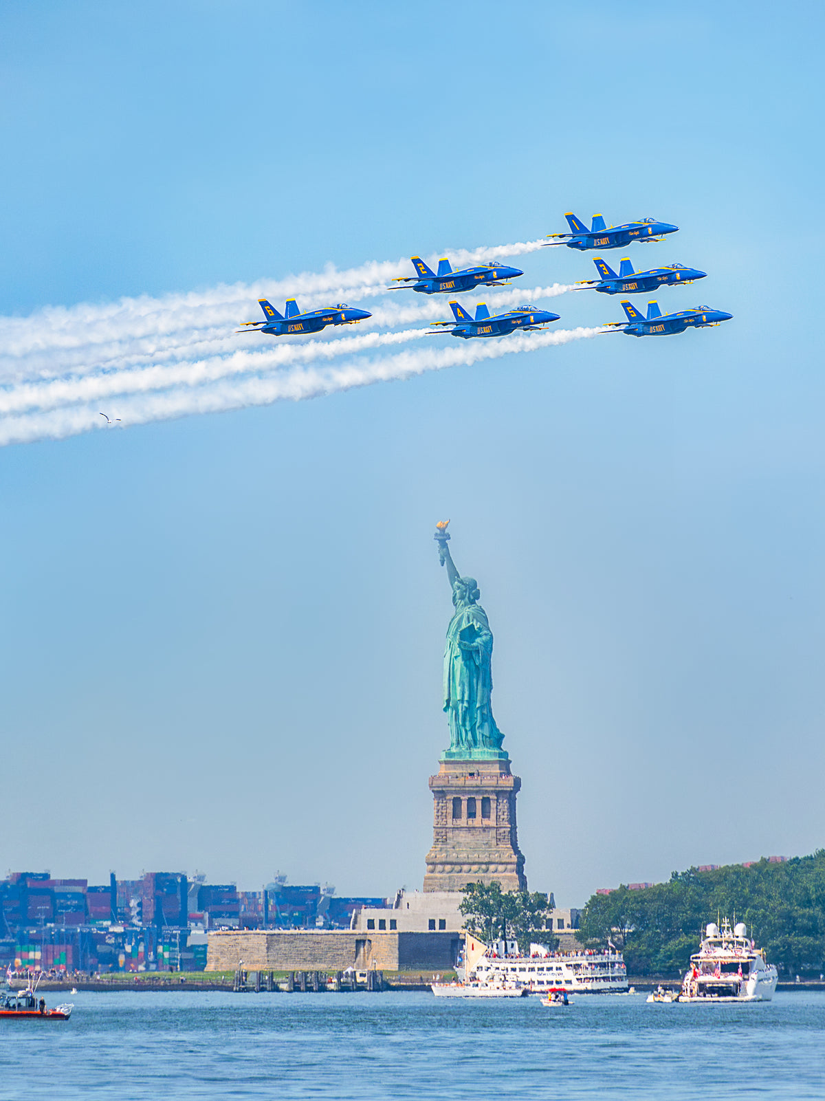 Blue Angels and The Statue of Liberty for America 250