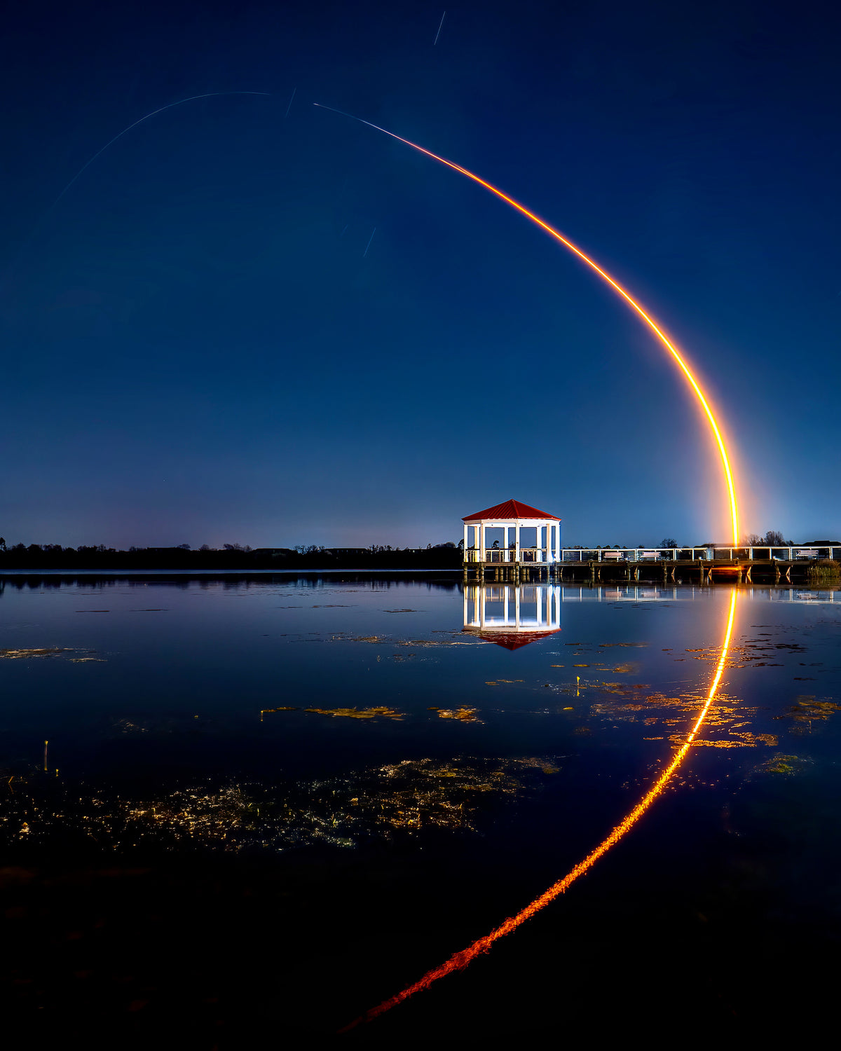 Launch over Lake Baldwin