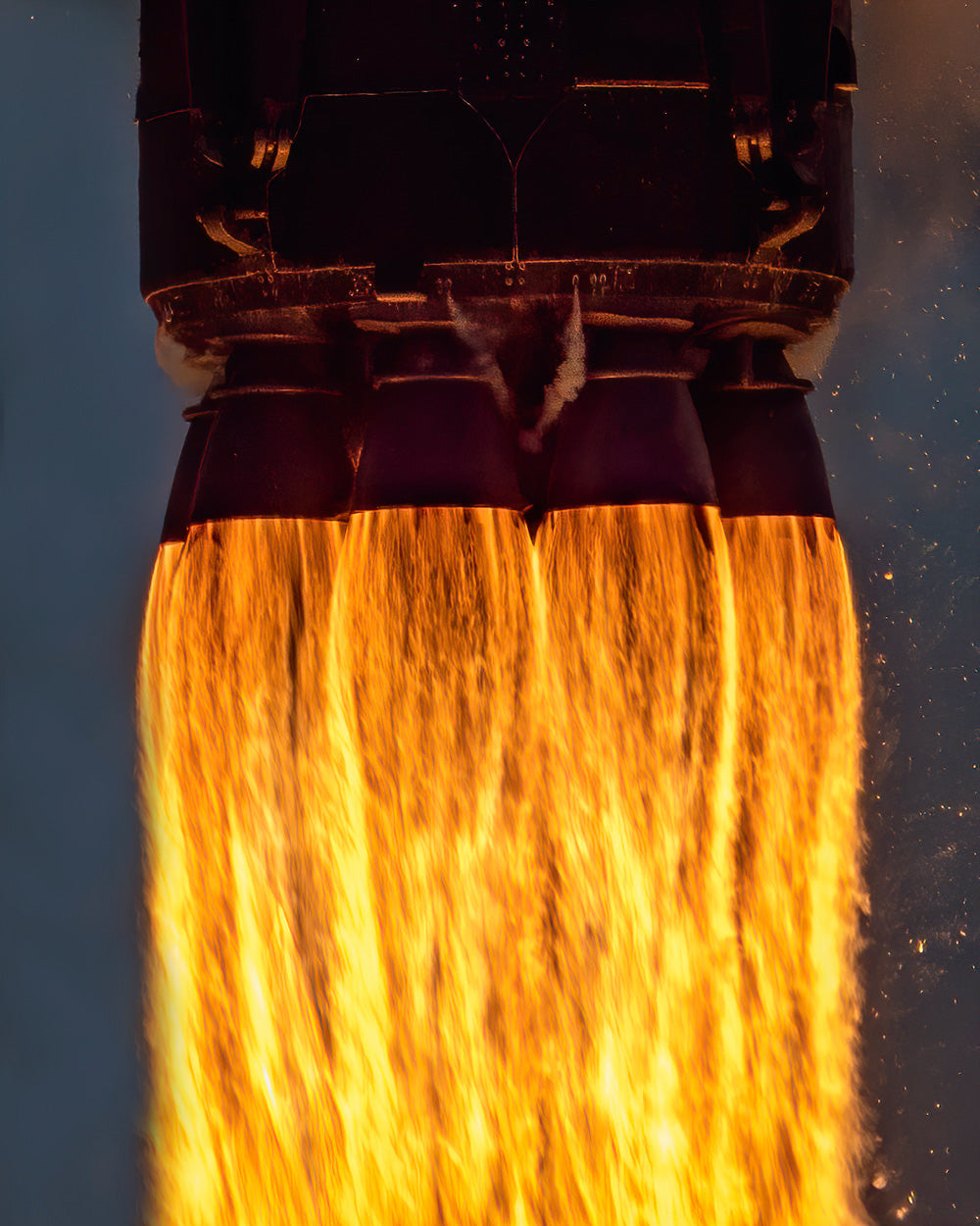 Nine Merlin Engines