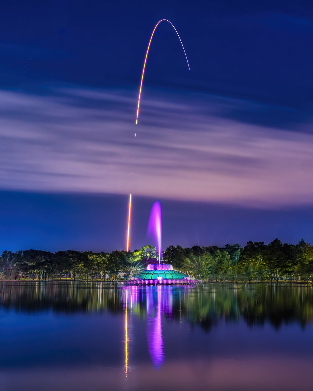 Lucy Launches Over Lake Eola