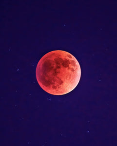 Total Lunar Eclipse and Stars