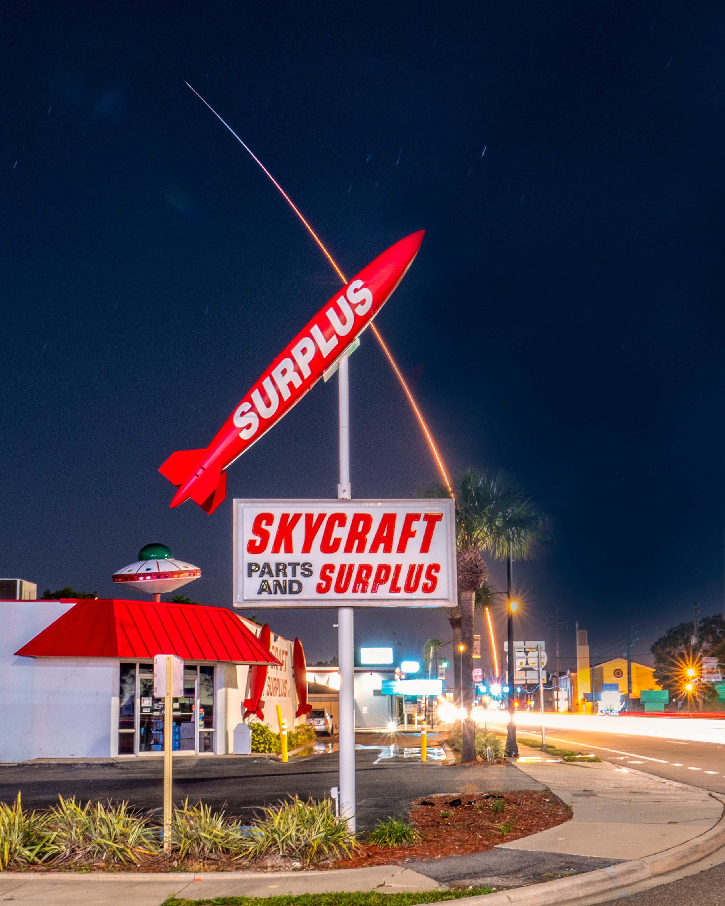 Two Rockets Over Skycraft – Steven Madow Photography